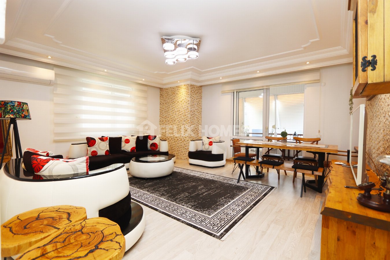 Yildiz Apartment Center Saray Neighborhood 2+1 Separate Kitchen Flat Suitable for Residence