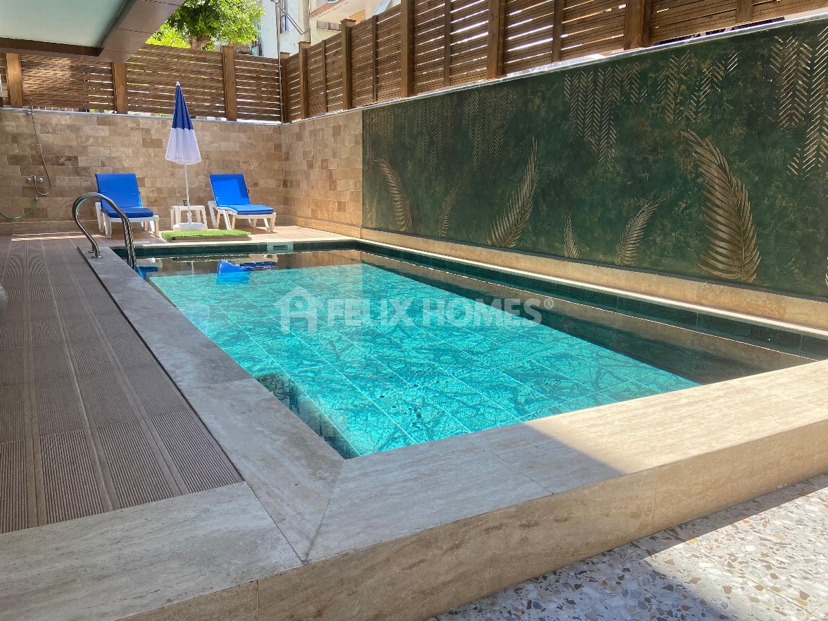 Cleopatra Saray 13, Alanya | Brand New 1+1 Apartment with Social Facilities